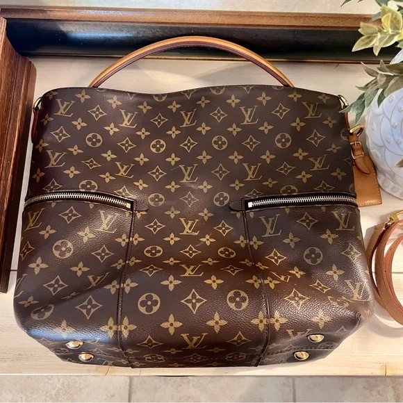 Louis Vuitton Melie Monogram Canvas Hobo Tote / Shoulder Bag - Picture 7 of 16